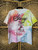 Y2K Stussy Multicolored AOP White T-Shirt Size Large
