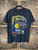Vintage Indiana Pacers Magic Johnson Tees Put The Rock In The Hole Basketball Black Graphic T-Shirt Size Large