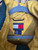 Vtg Tommy Hilfiger Jeans Blue & Green Windbreaker Jacket Size Medium