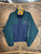 Vtg Tommy Hilfiger Jeans Blue & Green Windbreaker Jacket Size Medium