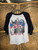 Vintage 80s 1982 The Who American Tour White 3/4 Sleeve T-Shirt Size XL