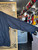 Vtg Y2K Nike Grey Bar Black White Stripe Windbreaker Jacket Size XXL 2XL