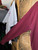 Vintage 90s Crable Sportswear Indiana University IU Hoosiers Burgundy Textured Crewneck Sweatshirt Size Large