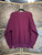 Vintage 90s Crable Sportswear Indiana University IU Hoosiers Burgundy Textured Crewneck Sweatshirt Size Large
