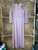 Vintage 70s 80s JCPenney's Pink Mesh Sleeve Maxi Dress Size Medium
