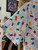 Vintage Worthington Doodle Pattern Button Down Shirt Women's Size 12
