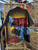 Y2K Webs Orange Big Momma's House "Ms. Pimp" Graphic Button Down Shirt Size XL X-Large