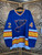 Fanatics St. Louis Blues Bernie Federko #24 Blue Hockey Jersey Size Large