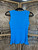 Vintage Joseph A. Aqua Blue Ribbed Knit Peplum Hem Tank Top Women's Size Large