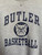 VTG Nike Butler University Bulldogs Center Check Grey Crewneck Sweatshirt Size Large