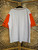 Vintage Leeman NY Mets White & Orange Pinstripe Baseball Jersey Size XL
