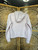 Vintage Polo Ralph Lauren Baby Pink Full Zip Hooded Jacket Women's Size Medium