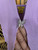 Y2K Daisy Lilac Butterfly Ribbed Cropped Women's Bralette Top Size Small