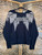 Y2K Affliction Black Angel Wings Open Back Women's Top Size Large