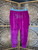 Juicy Couture Hot Pink Bedazzled Velour Sleep Set Women's Size Medium