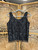 Vintage Beaded Black Sleeveless Women's Top Size Small