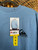 DS Quiksilver Light Blue Crewneck Sweatshirt Size Small