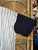 Vintage Cotton Plus Chicago Bears MLB White Navy Blue Pinstripe Jersey Size XL