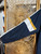 Vintage 2000's Nike Grey Bar Navy Blue & White With Yellow Windbreaker Size Large