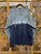 Vintage Y2K Dragon Graphic Blue Tie Dye Long Sleeve T-shirt Size XL
