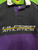 Vintage Tommy Hilfiger Green Purple Black Colorblock Long Sleeve Rugby Polo Size X-Large XL