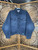 Vintage 90s Guess Jeans Faded Blue Denim Jacket Size Medium