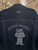 Vtg Y2K Phat Farm Embroidered Black Denim Button Jacket Size XXL 2XL