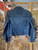 Y2K Gap Dark Wash Denim Button Jacket Women's Size Small
