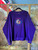 Vintage 90s Disney's Lady & The Tramp Embroidered Purple Fleece Crewneck Sweatshirt Size Large