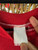 Vintage Indiana University IU Hoosiers Flock Print Red Crewneck Sweatshirt Size Large