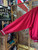 Vintage Pre Game Athletics Indiana University IU Hoosiers V-Neck Red Windbreaker Pullover Size Large