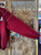 Vintage 58 Sports Indiana University Brick Red 1/4 Zip Windbreaker Jacket Size Large