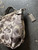 Y2K 2011 Coach Signature Brooke  #F17673 Silver Metallic Jacquard Hand Bag
