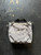 Y2K 2011 Coach Signature Brooke  #F17673 Silver Metallic Jacquard Hand Bag