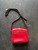 Vintage Y2K Dooney & Bourke Samba Red Pebble Leather Shoulder Bag