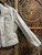 Vtg Y2K Metro Style White Leather Jacket Women's Size 12