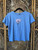 Y2K Gaziani Raggedy Ann "Sweet Little Girl" Periwinkle Blue T-Shirt Size Large