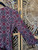 Vintage 90s B. Darlin Red Black Geometric Paisley Patterned Midi Tie Back Dress Women's Size 7/8