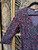 Vintage 90s B. Darlin Red Black Geometric Paisley Patterned Midi Tie Back Dress Women's Size 7/8