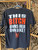 Vintage 90s 1999 Big Johnson Motorcycles "This Bitch Owns Her Bike" Dark Grey T-Shirt Size Medium