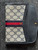 Vintage GUCCI Sherry Line Web Logo Stripe Long Wallet