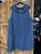 Vintage Carolina Colors Denim Grid Midi Dress Plus Size Women's Size 22W