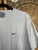 Vintage Gray Tag Nike Mini Swoosh Beige T-Shirt Size X-Large XL