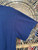 Vintage Logo Athletic Indiana Pacers NBA Embroidered Lettering Navy Blue T-Shirt Size Medium