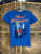 Vintage 80s Rod Stewart '84 Tour Graphic Blue T-Shirt Size Small