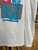 Vintage New Kids on The Block NWOTB Tour Color Block White T-Shirt Size Medium