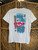 Vintage New Kids on The Block NWOTB Tour Color Block White T-Shirt Size Medium