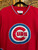 Y2K MLB Chicago Cubs Blue & Red Color Block Windbreaker Pullover Size XXL 2XL