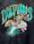 Vintage 90s 1993 Miami Dolphins NFL Taz Riding Dolphin Black Crewneck Sweatshirt Size Large