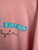 Vintage 80s 1989 I.O.U. Pink Mock Neck Sweatshirt Size XL X-Large